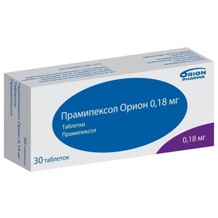 Праміпексол 0,18 мг таблетки №30 купити