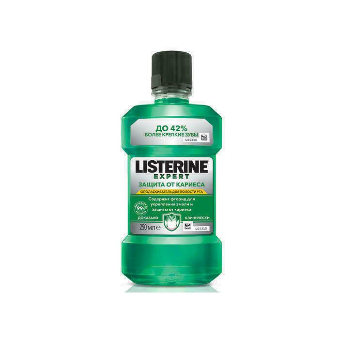Ополіскувач для порожнини рота Listerine Expert Захист від карієсу 250 мл недорого