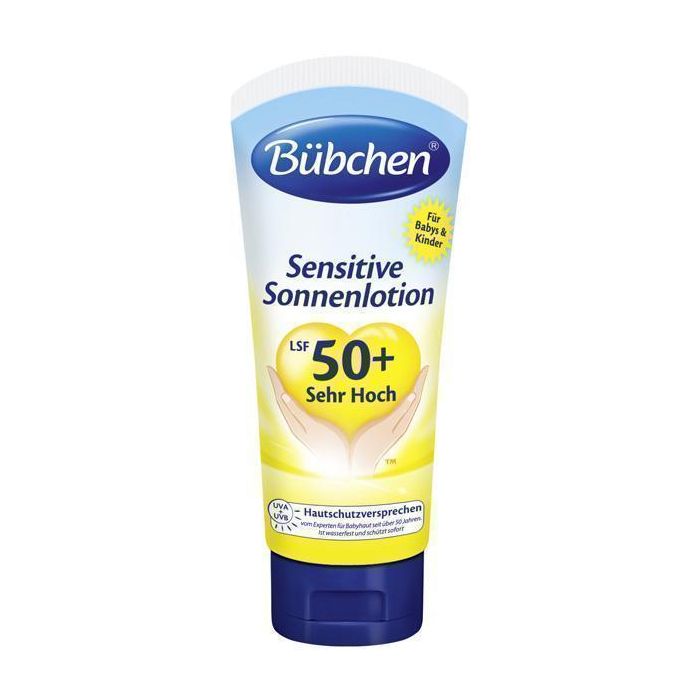 Молочко Bubchen Sensitive сонцезахисне SPF-50 100 мл фото