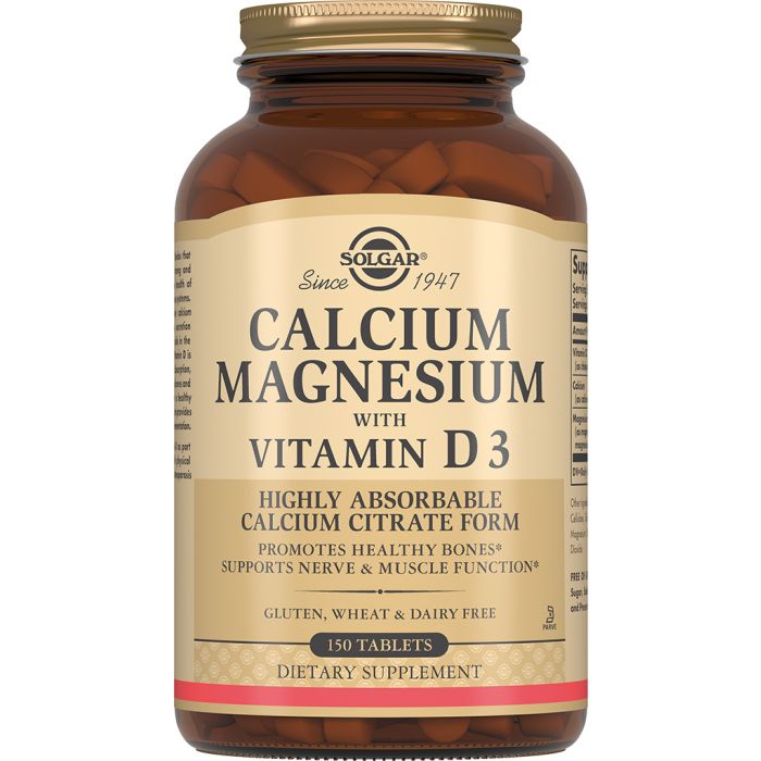 Solgar Кальцій-Магній з вітаміном D3 таблетки №150 в інтернет-аптеці
