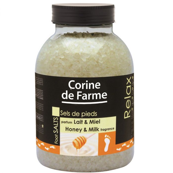 Сіль морська Corine De Farme (Корін Де Фарм) для ванн Мед та молоко 1,3 кг замовити