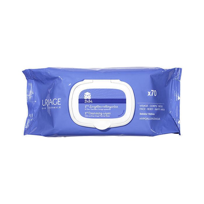 Салфетки Uriage BEBE очищающие для детей и младенцев 70 шт в интернет-аптеке