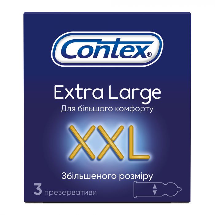 Презервативи CONTEX XXL Extra Large №3 недорого