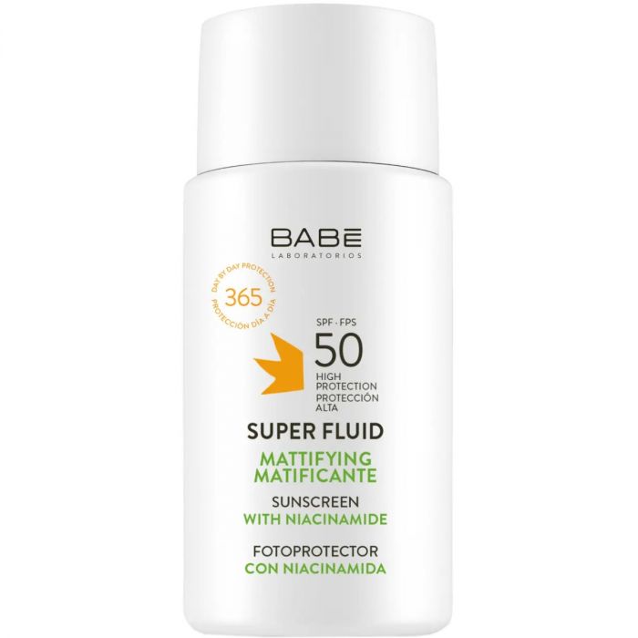 Сонцезахисний супер флюїд Babe Laboratorios SPF 50 для всіх типів шкіри з ефектом матування, 50 мл - фото №1 Сонцезахисний супер флюїд Babe Laboratorios SPF 50 для всіх типів шкіри з ефектом матування, 50 мл фото