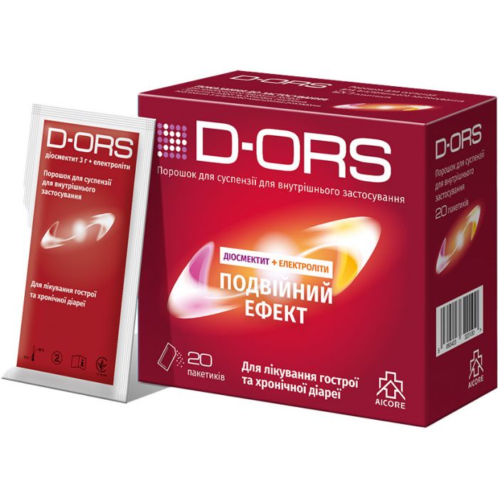 D-ORS (Д-ОРС) порошок для суспензії №20 в аптеці
