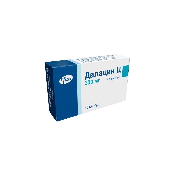 Далацин Ц 300 мг капсули №16  в Україні