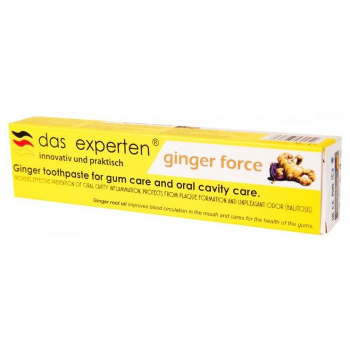 Зубна паста Das Experten (Даз Експертен) Ginger Force гелева 70 мл ціна