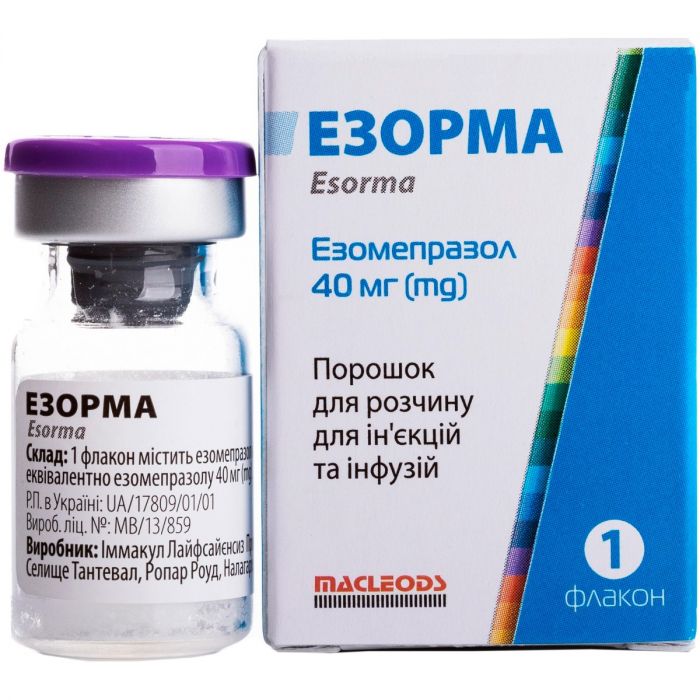 Езорма 40 мг порошок  для розчину №1 ADD