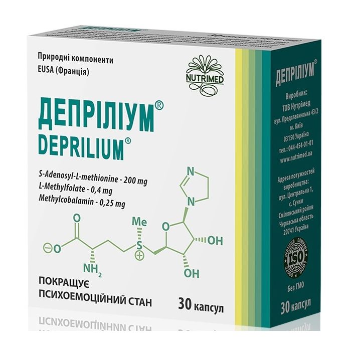 Депріліум 340 мг капсули №30 ADD