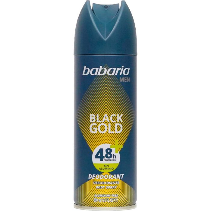 Дезодорант Babaria (Бабарія) чорне золото спрей для тіла 200 мл в аптеці