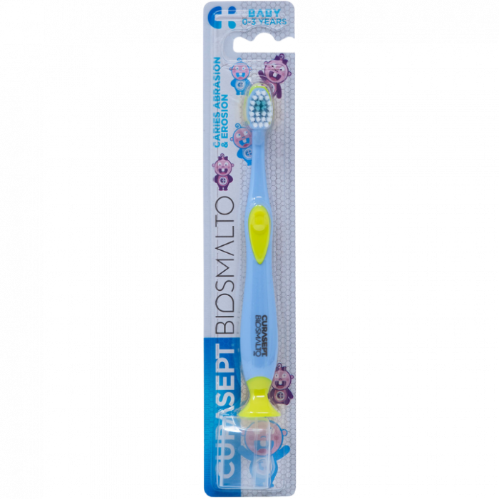 Дитяча зубна щітка Curasept Biosmalto 0-3 роки, м'яка ADD