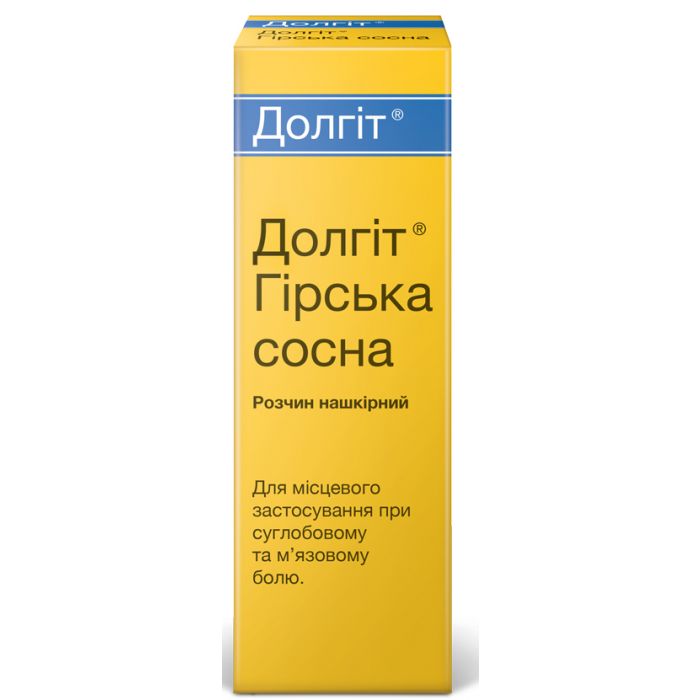 Долгіт гірська сосна розчин нашкірний 100 мл - фото №1 Долгіт гірська сосна розчин нашкірний 100 мл в інтернет-аптеці