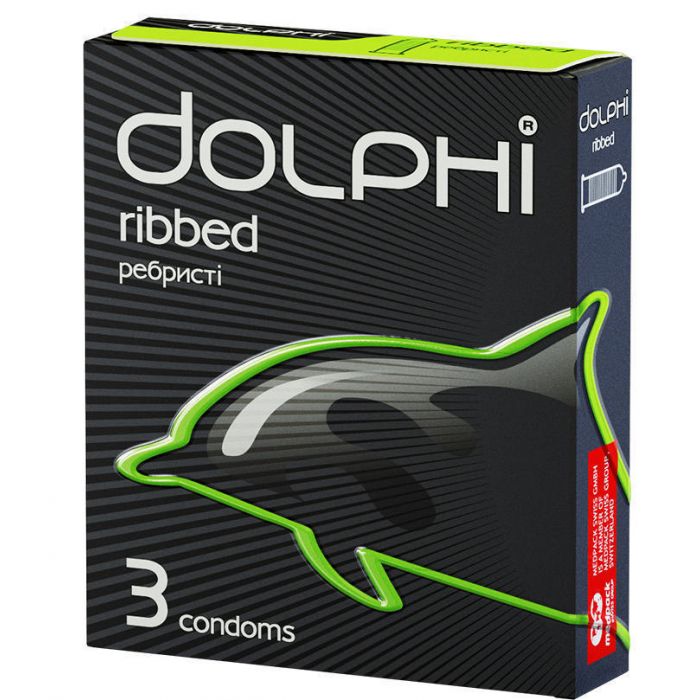 Презервативи Dolphi Ribbed №3 замовити