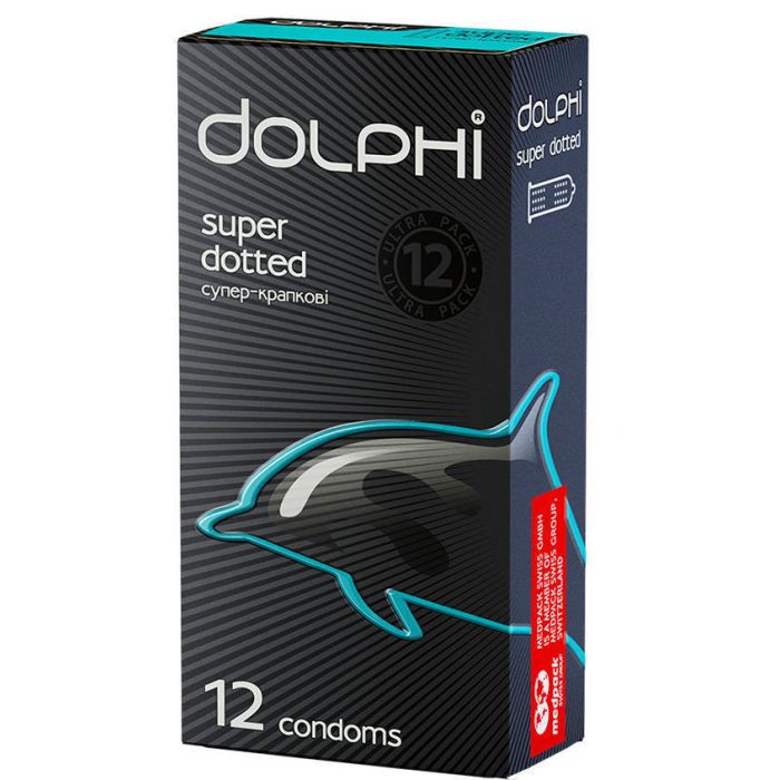 Презервативи Dolphi Super Dotted №12 купити