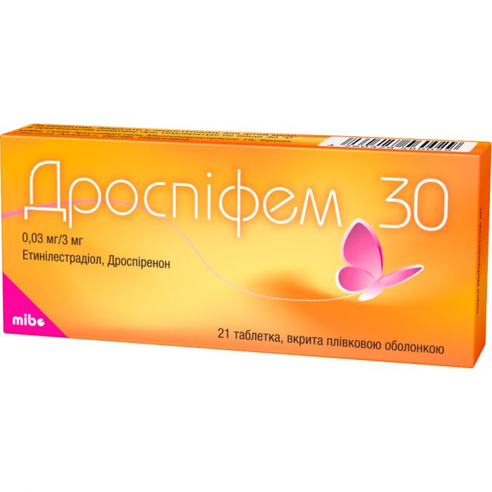 Дроспіфем 30 таблетки № 21 в Україні