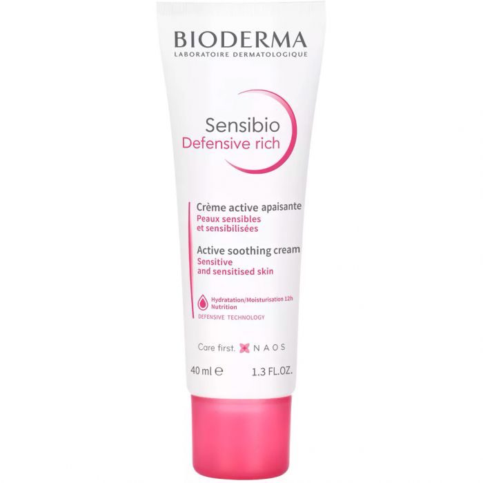 Крем Bioderma Sensibio Defensive Rich Soothing Cream насичений, 40 мл ADD