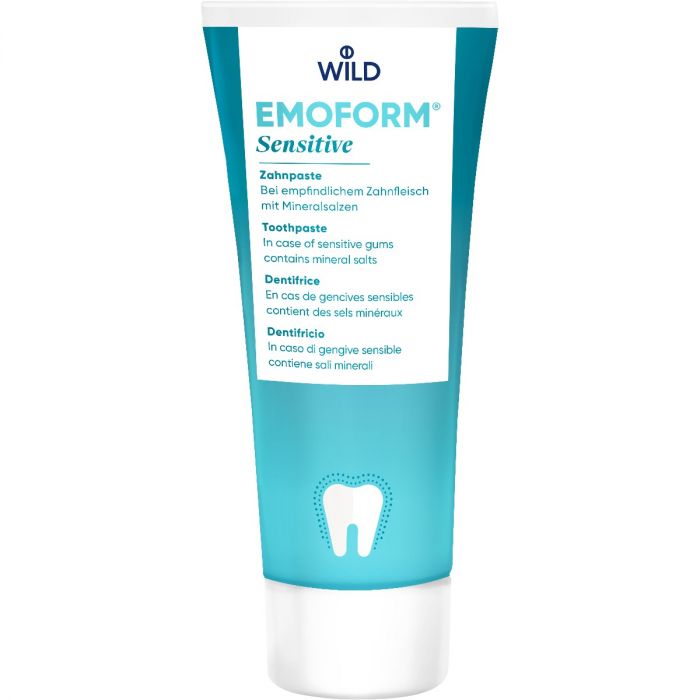 Зубна паста Emoform Для чутливих зубів з мінеральними солями та фторидом, 75 мл в аптеці