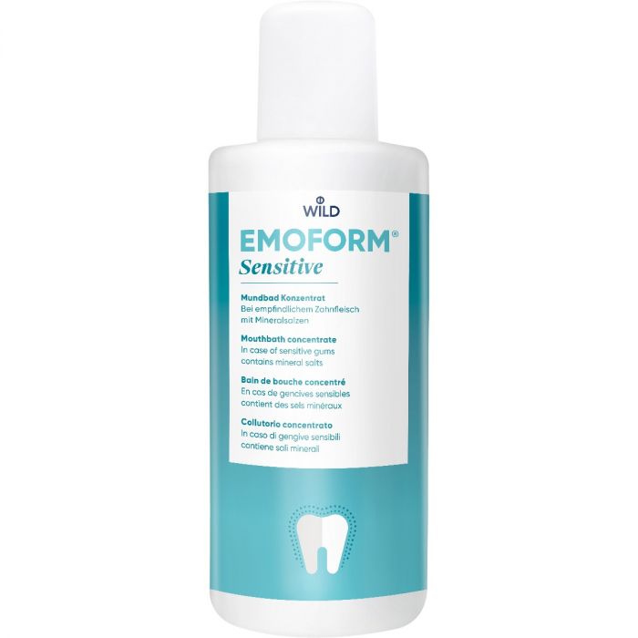 Ополіскувач для ротової порожнини Emoform з мінеральними солями та фторидом для чутливих зубів, 400 мл ADD
