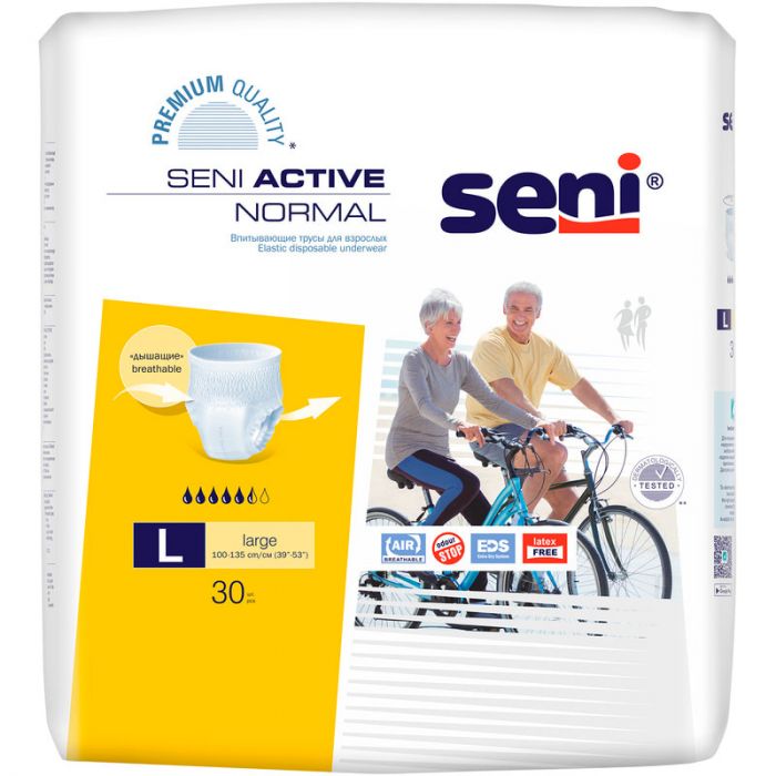 Труси для дорослих Seni Active Normal р.L, 30 шт. фото