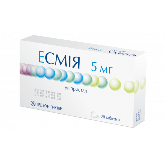 Есмія 5 мг таблетки №28 в інтернет-аптеці