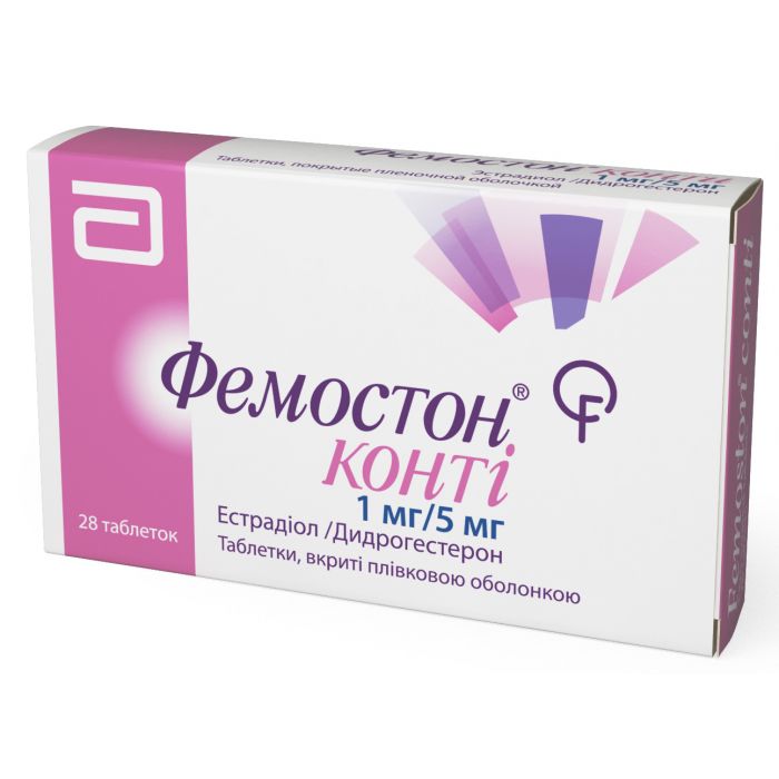 Фемостон конті 1 мг/5 мг таблетки №28