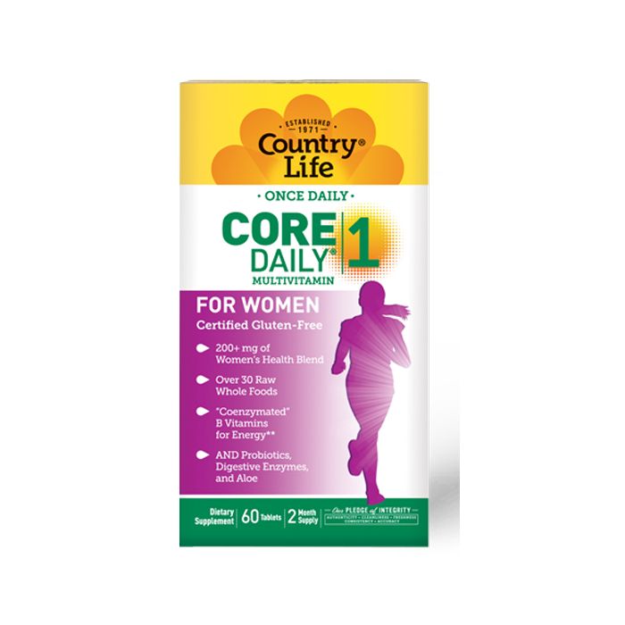 Вітаміни Country Life Core Daily мультивітаміни для жінок таблетки №60 ADD