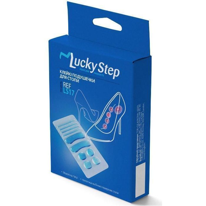 Клейкие подушечки Lucky Step для стопы    фото