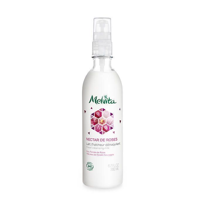 Молочко Melvita Nectar De Roses Освіжаюче для очищення шкіри обличчя 200 мл ціна