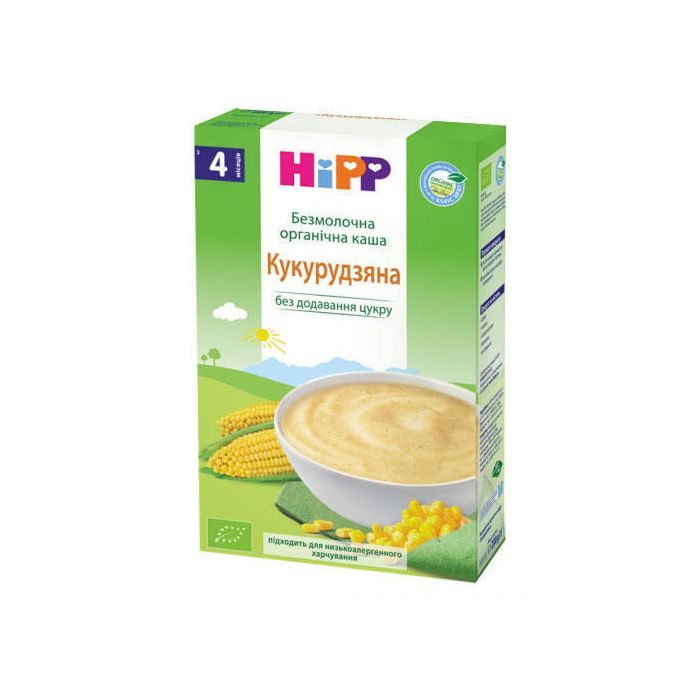 Каша Hipp 2763 безмолочна органічна кукурузна (з 4 місяців) 200 г купити