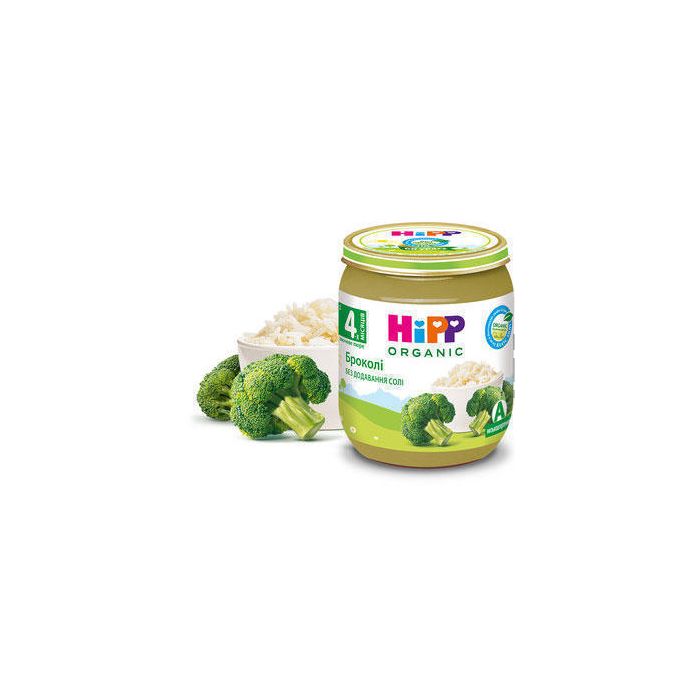 Пюре Hipp 4012 овочеве броколі (з 4 місяців) 125 г в аптеці