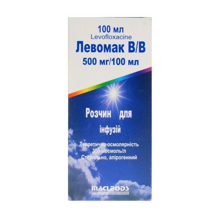 Левомак 500 мг розчин для інфузій 100 мл в Україні