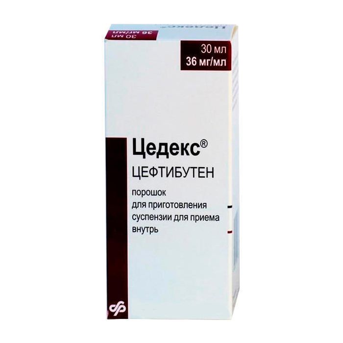 Цедекс порошок 36 мг/мл 30 мл в аптеці
