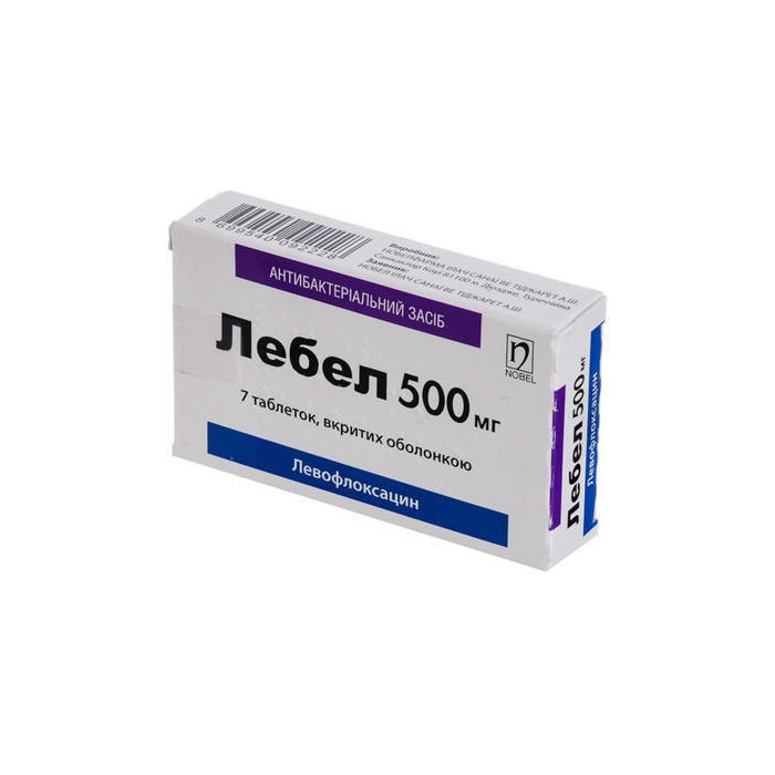 Лебел 500 мг таблетки №7  в інтернет-аптеці