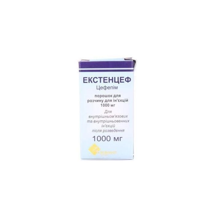 Екстенцеф порошок для приготування розчину 1000 мг №1  ADD