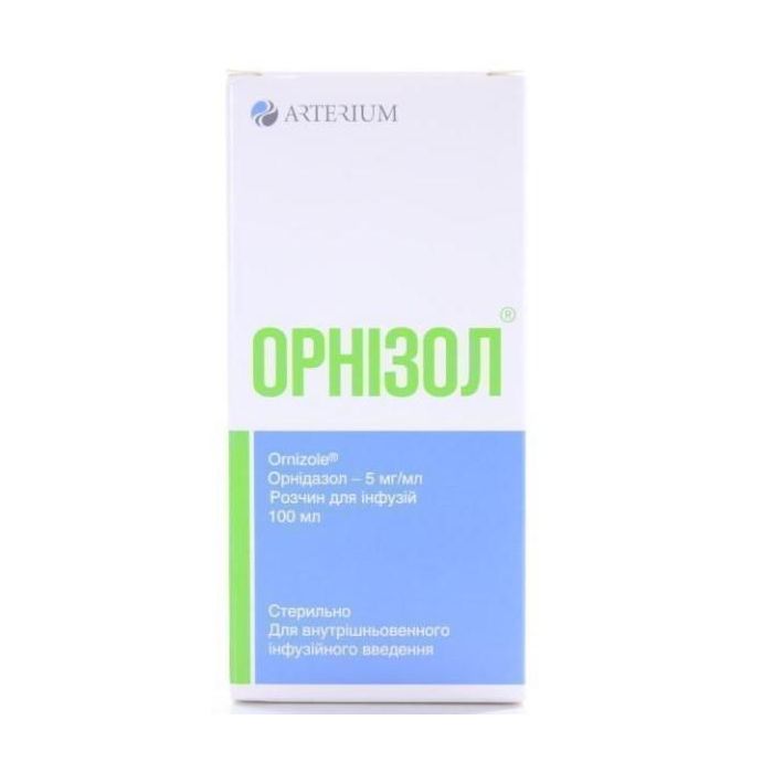 Орнизол розчин для інфузій 5 мг/мл 100 мл  фото