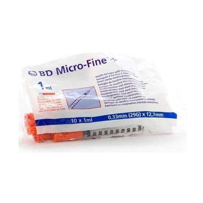 Шприц інсуліновий BD Micro Fine Plus U-100 1 мл №10 недорого