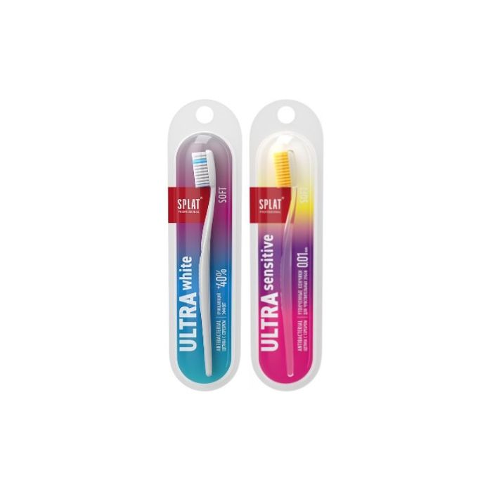 Промо-набір Зубна щітка Splat Ultra White м'яка + Зубна щітка Splat Ultra Sensitive м'яка купити