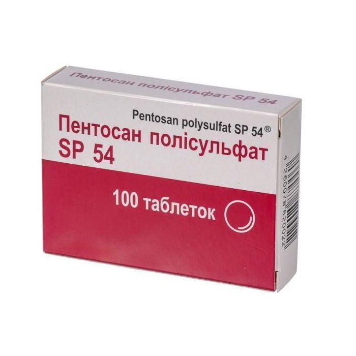 Пентосан полісульфат SP 54 25 мг таблетки №100 ADD