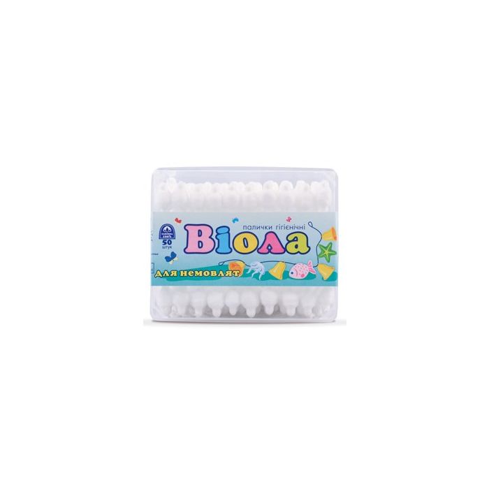 Палочки ватные Виола для новорожденных №50 ADD