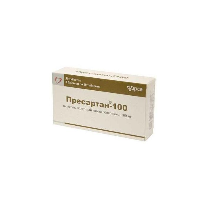 Пресартан-100 100 мг таблетки №30 в интернет-аптеке