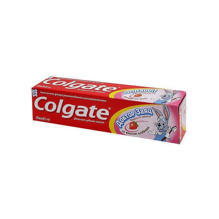 Зубна паста Colgate Лікар Заяць зі смаком полуниці 50 мл - фото №1 Зубна паста Colgate Лікар Заяць зі смаком полуниці 50 мл ціна
