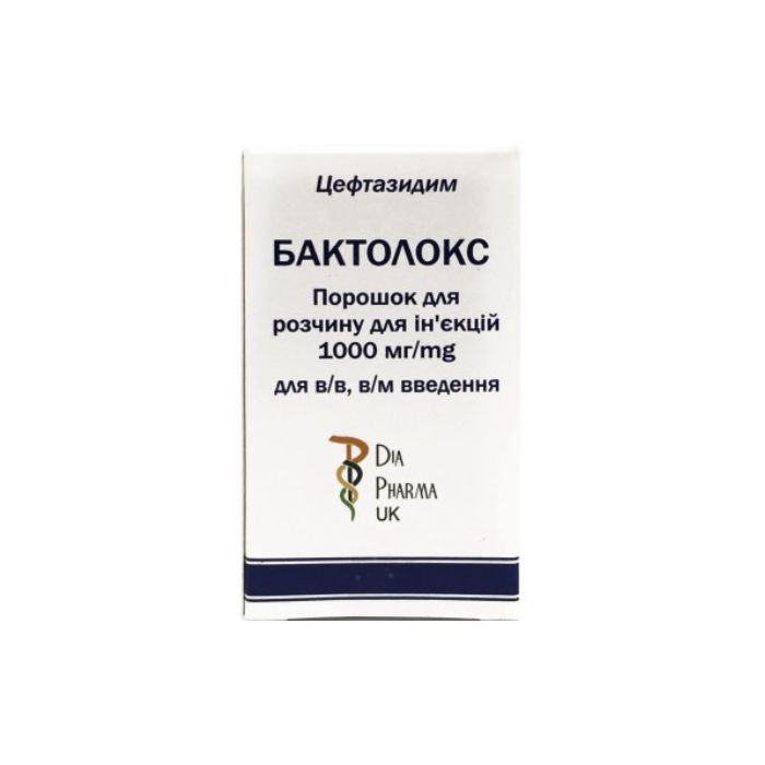 Бактолокс 1000 мг порошок для розчину для ін’єкцій флакон №1 фото