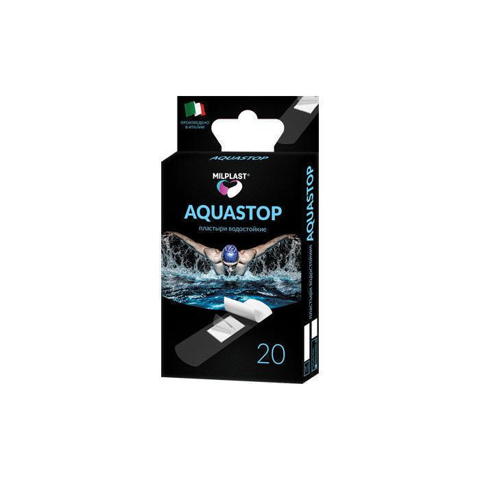 Пластири Milplast Aquastop водостійкі №20 - фото №1 Пластири Milplast Aquastop водостійкі №20 в аптеці