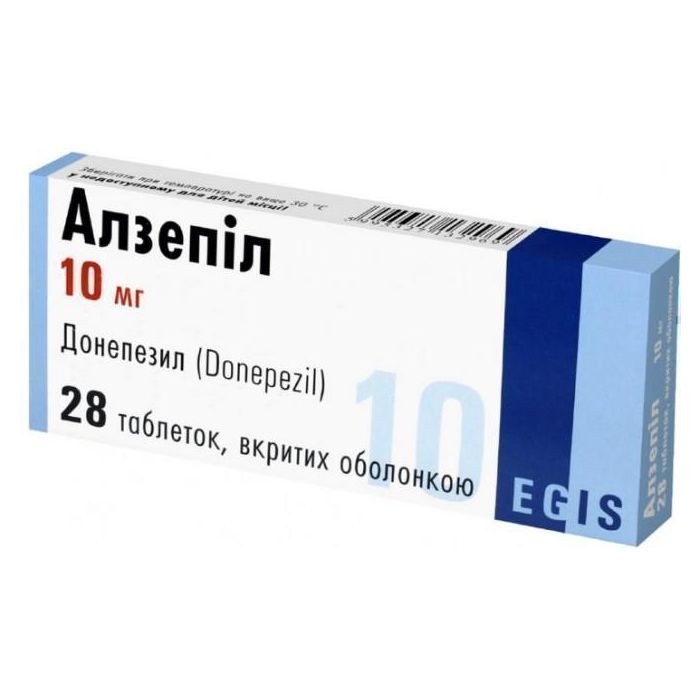 Алзепіл 10 мг таблетки №28 ADD