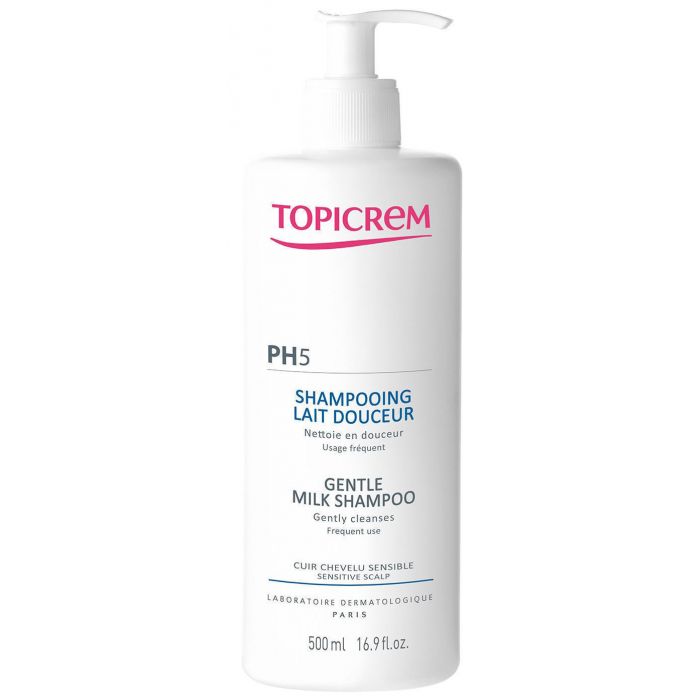 Шампунь-молочко Topicrem PH5 з екстрактом бавовни для всіх типів волосся 500 мл ціна