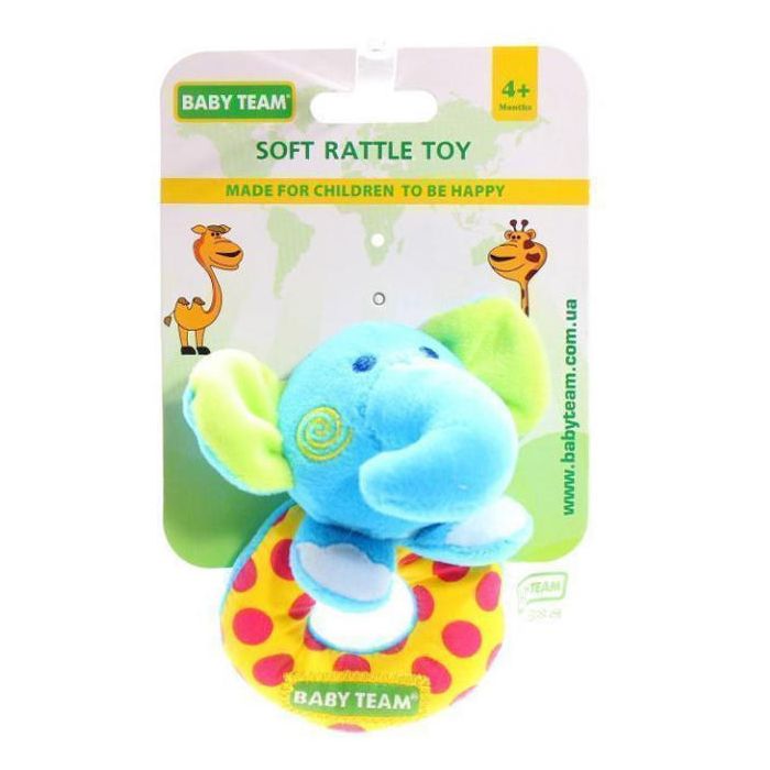 Игрушка-погремушка Baby Team мягкая в ассортименте  недорого
