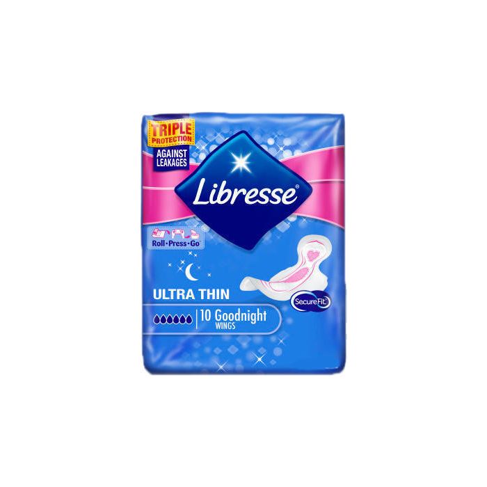 Прокладки Libresse Ultra Goodnight Soft 10 шт в інтернет-аптеці