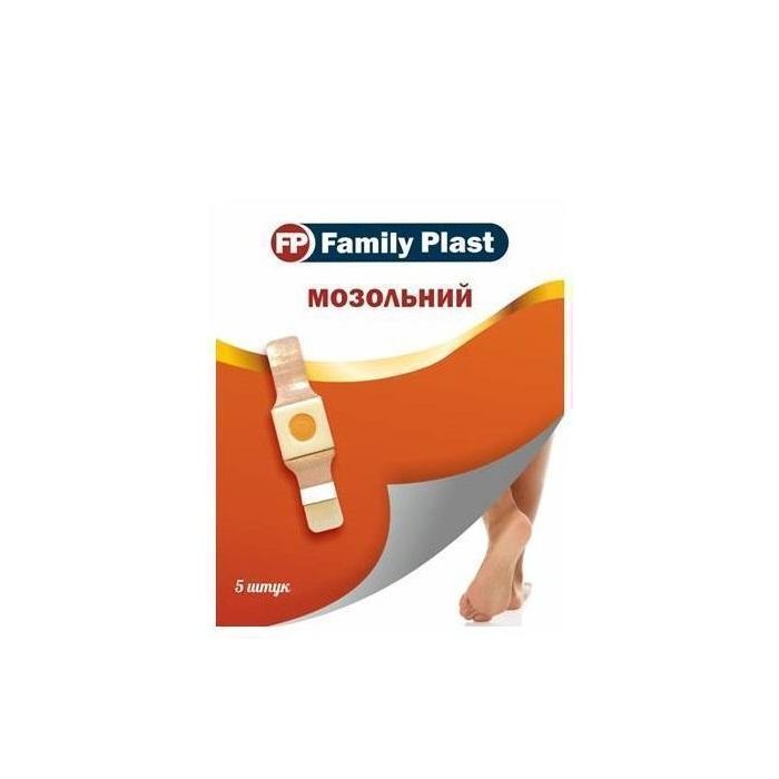 Пластир медичний Family Plast мозольний 2 см х 6 см №5 купити