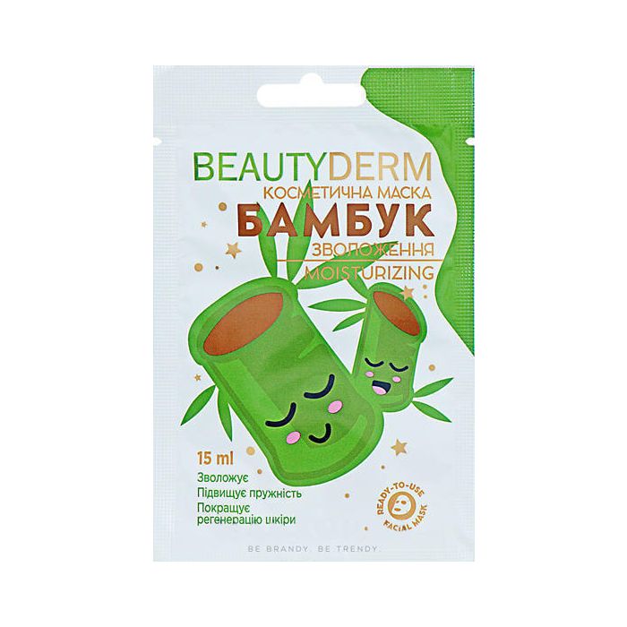 Маска для обличчя Beauty Derm  Зволожуюча з Бамбуком 15 мл ADD