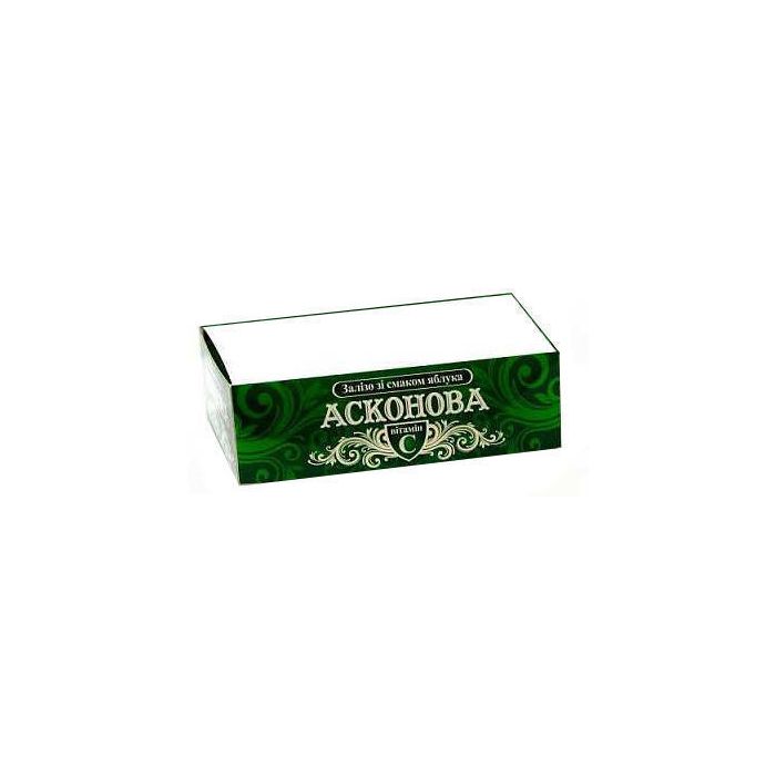 Асконова Залізо зі смаком яблука таблетки жувальні №10x12 (блок) ціна